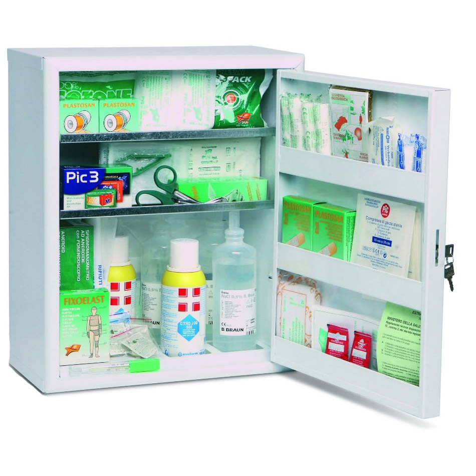ARMADIETTO PRONTO SOCCORSO PER KIT CAT.AB ALLEGATO 1